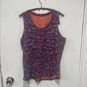 Columbia Multicolor Floral Tank Top Size Small